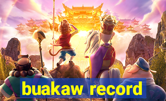 buakaw record